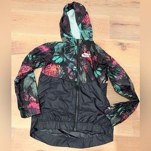Nike Floral Windbreaker - Girls - Large